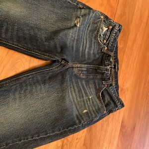 Luckybrand boy mid rise relaxes straight